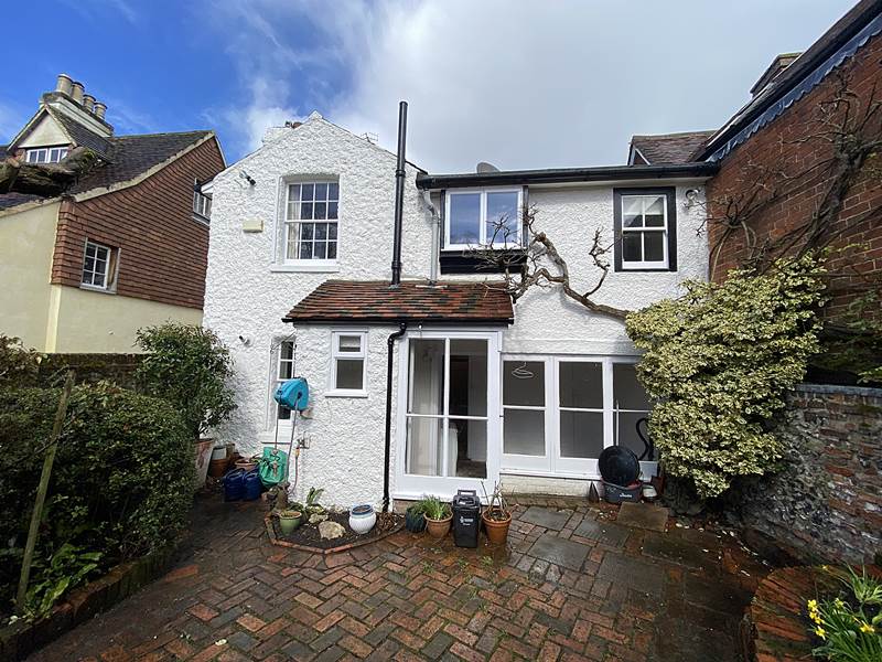 Rear of property