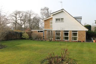 rear of house