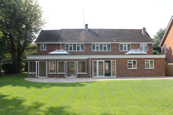 rear of property