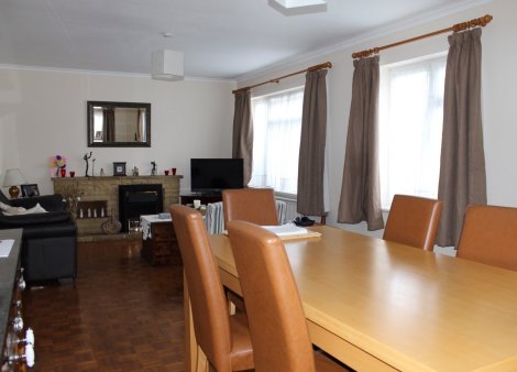Living and dining room
