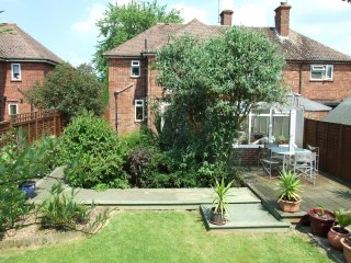 Rear view of property