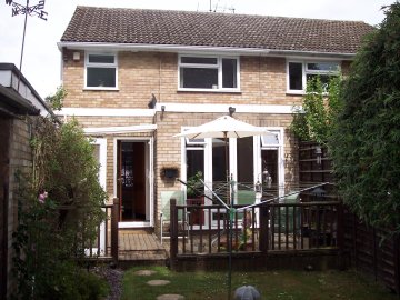 Rear view of property