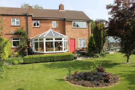 rear of property