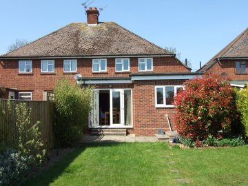Rear view of property