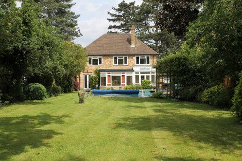 rear of property