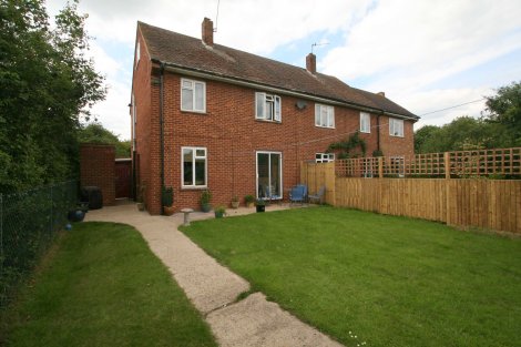 rear of property