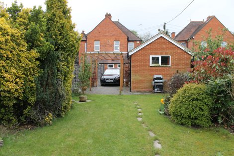 rear of property