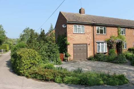 front of property