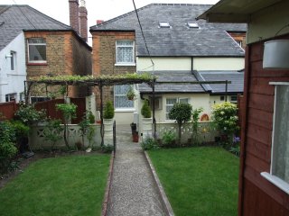 Rear view of property